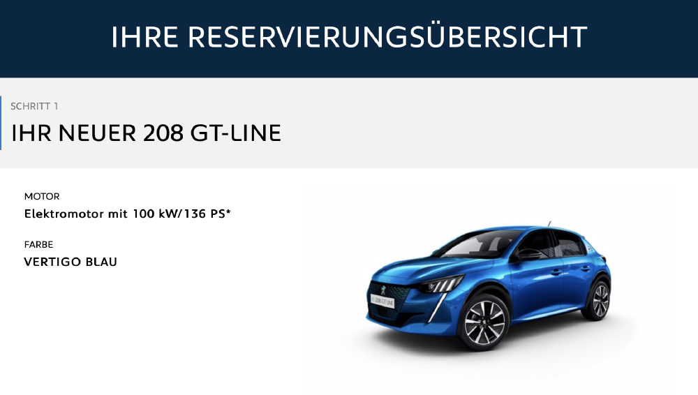 Bestellung 208
