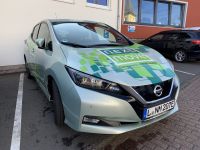 Nissan Leaf parkend